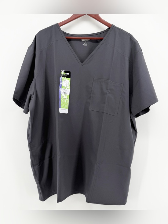 Scrubstar Tops - Scrubstar Unisex Core Essentials V-Neck Scrub Top Gray 2XL NWT